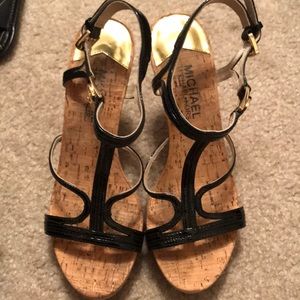 Michael Kors strapy wedges